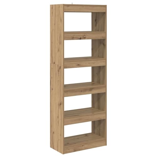 Vopese Bücherregal Eiche handwerklich 60 x 30 x 166 cm Holzwerkstoff Bücherregal Model880460 von Vopese