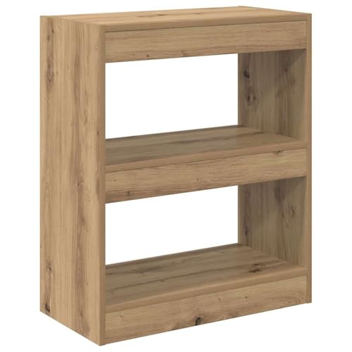 Vopese Bücherregal Eiche handwerklich 60 x 30 x 72 cm Holzwerkstoff Bücherregal Model880457 von Vopese