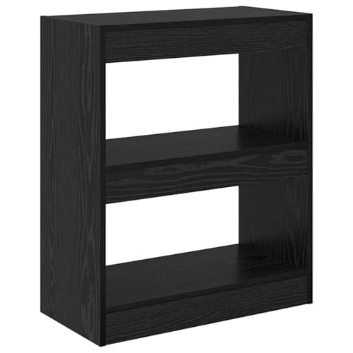 Vopese Bücherregal Schwarze Eiche 60 x 30 x 72 cm Holzwerkstoff Bücherregal Model880458 von Vopese