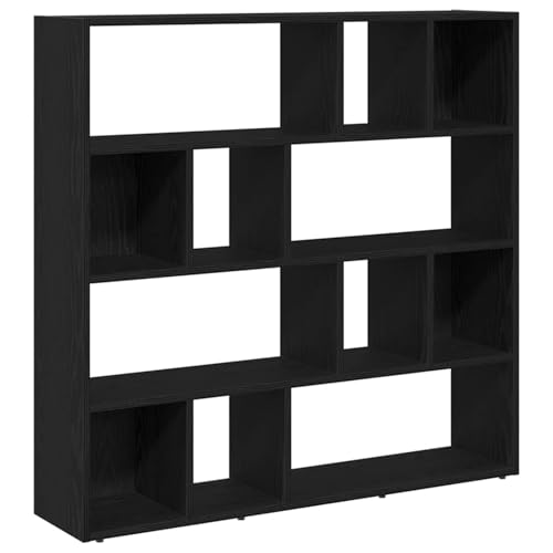 Vopese Bücherschrank/Raumteiler Eiche schwarz 105x24x102 cm Bücherregal Model862422 von Vopese