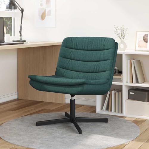 Vopese Drehstuhl mit Schwenkmechanismus - Dunkelgrün, Polyester, für Wohnzimmer und Büro - 1 Person, max. 100 kg Model42007354 von Vopese