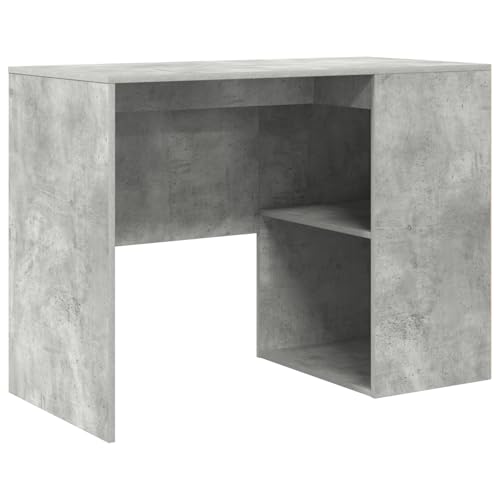 Vopese Eckschreibtisch Beton Grau 102x88x75 cm Holzwerkstoff Computertisch Model3337276 von Vopese