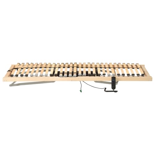 Vopese Elektrische Lattenbettbasis mit 26 Latten 7 Zonen 90 x 190 cm Massivholz Bettgestell Model42015270 von Vopese