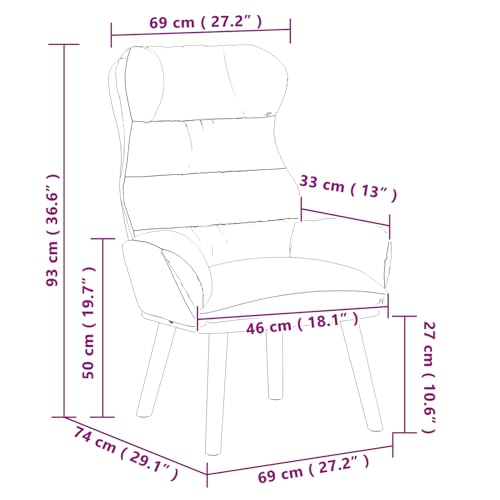 Vopese Entspannungssessel Beigefarbener, lockiger Wollähnlicher Stoff Relaxsessel Model42001885 von Vopese