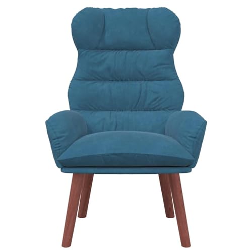 Vopese Entspannungsstuhl Blauer Samt Relaxsessel Model42001886 von Vopese