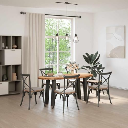 Vopese Esstisch Hellbraun 200x100x74 cm Massivholz Eiche Oval Esstisch Model3305313 Vopese Esstisch Hellbraun 200x100x74 cm Massivholz Eiche Oval Esstisch Model3305313 von Vopese