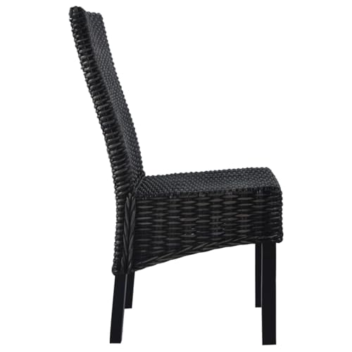 Vopese Esszimmerstühle 4 STK. Schwarz Kubu Rattan und Mangoholz Esszimmerstuhl Model275469 Vopese Esszimmerstühle 4 STK. Schwarz Kubu Rattan und Mangoholz Esszimmerstuhl Model275469 von Vopese