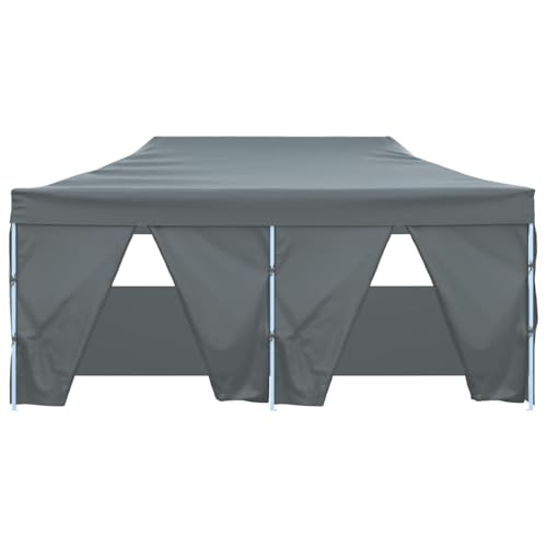 Vopese Faltbares Partyzelt Anthrazit 291x580x315 cm, 600D Oxford, für Outdoor-Events Model48867 von Vopese
