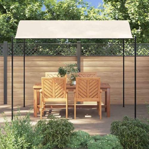 Vopese Familien Pavillon Sonnenschutz Cremeweiß/Schwarz 3x2,4m für Camping und Feiern Model43217 von Vopese