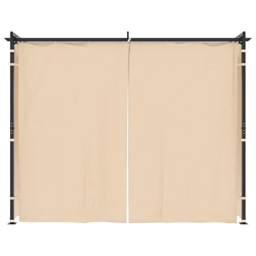 Vopese Familienfest Pavillon 3x3m Creme Stahl & Polyester UV/wasserbeständig Geburtstag Model48050 von Vopese