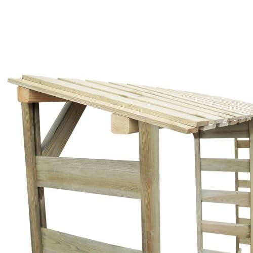 Vopese Feuerholz-Lagerschuppen aus imprägniertem Kiefernholz, 300x44x176 cm, für effiziente Brennholz-Lagerung Model42957 von Vopese