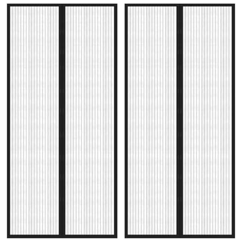 Vopese Fliegengitter-Türvorh?nge 2 Stk. Magnet Schwarz 220x110 cm Türvorhang Model314688 Vopese Fliegengitter-Türvorh?nge 2 Stk. Magnet Schwarz 220x110 cm Türvorhang Model314688 von Vopese