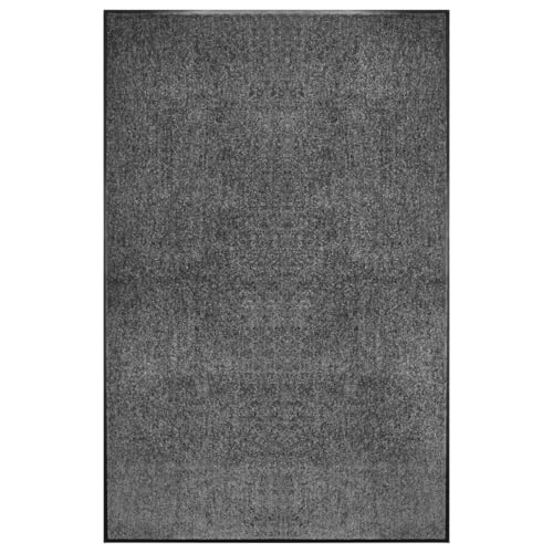 Vopese Fu?Matte Waschbar Anthrazit 120x180 cm Eingangsteppich Model323420 von Vopese