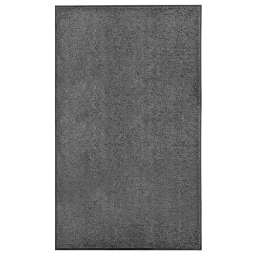Vopese Fu?Matte Waschbar Anthrazit 90x150 cm Eingangsteppich Model323419 von Vopese