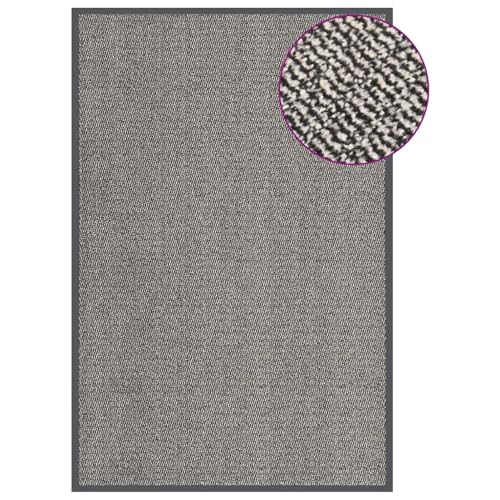 Vopese Fu?Matte getuftet 120x180 cm Hellbraun Eingangsteppich Model326949 von Vopese