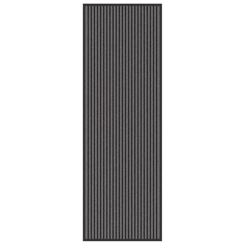 Vopese Fußmatte Striped Schwarz und Grau 60 x 180 cm Polypropylen, PVC Fußabtreter Model4105593 Vopese Fußmatte Striped Schwarz und Grau 60 x 180 cm Polypropylen, PVC Fußabtreter Model4105593 von Vopese