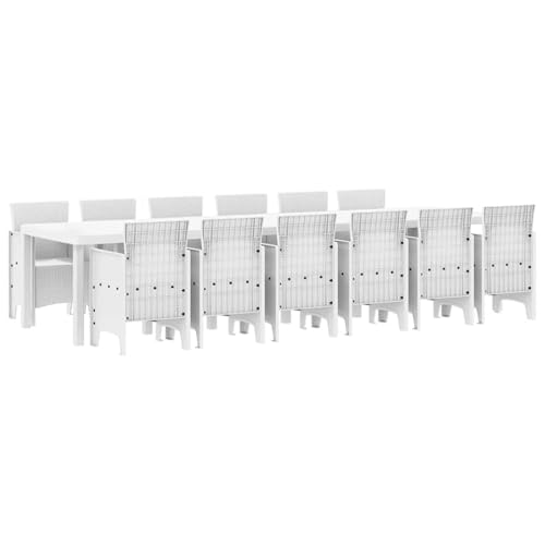 Vopese Garten Essgruppe 13 pcs Weiß Polt Rattan Garten-Esstisch und Stühle Model3378782 Vopese Garten Essgruppe 13 pcs Weiß Polt Rattan Garten-Esstisch und Stühle Model3378782 von Vopese