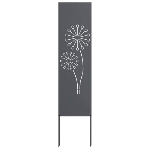 Vopese Garten Sichtschutz-Leinwand Anthrazit 32 x 140 cm Sichtschutz Model876233 von Vopese