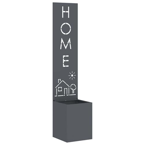 Vopese Garten Sichtschutz-Leinwand Anthrazit 32 x 140 cm Sichtschutz Model876422 von Vopese