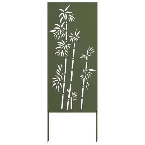 Vopese Garten Sichtschutz-Leinwand Floral Olivgrün 50 x 140 cm Sichtschutz Model876297 von Vopese