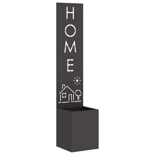 Vopese Garten Sichtschutz-Leinwand Schwarz 32 x 140 cm Sichtschutz Model876420 von Vopese