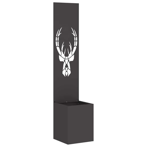 Vopese Garten Sichtschutz-Leinwand Tiermuster Schwarz 32 x 140 cm Sichtschutz Model876413 von Vopese