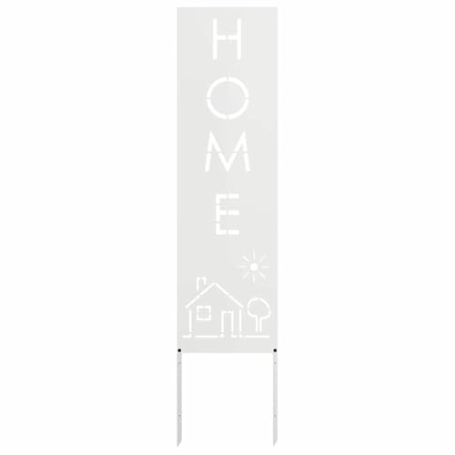 Vopese Garten Sichtschutz-Leinwand Weiß 32 x 140 cm Sichtschutz Model876267 von Vopese