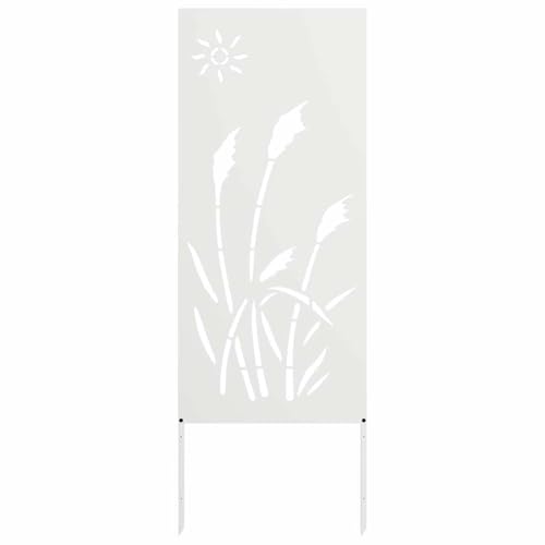 Vopese Garten Sichtschutz-Leinwand Weiß 50 x 140 cm Sichtschutz Model876274 von Vopese