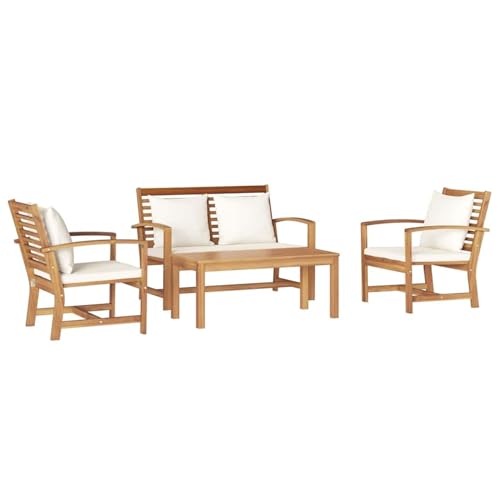 Vopese Garten-Sofa-Set 4 pcs Natur Teak-Massivholz Sofa Im Freien Model3356853 von Vopese