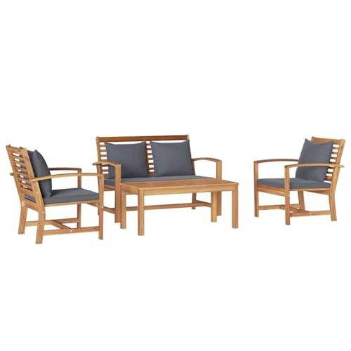 Vopese Garten-Sofa-Set 4 pcs Natur Teak-Massivholz Sofa Im Freien Model3356854 von Vopese
