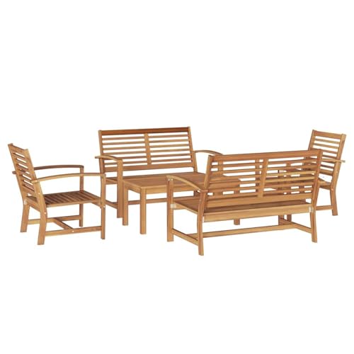 Vopese Garten-Sofa-Set 5 pcs Natur Teak-Massivholz Sofa Im Freien Model3356858 von Vopese