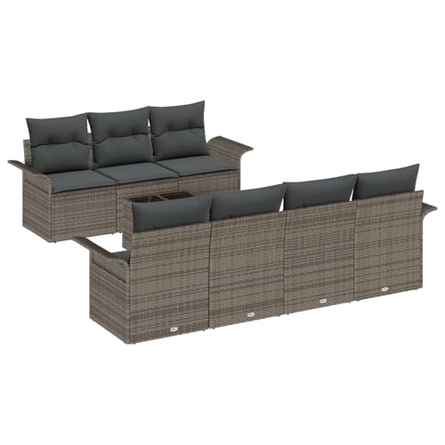 Vopese Garten Sofa Set Set von 4 Grau Rattan Groß Modular Lounge Sofa Outdoor Model3353938 Vopese Garten Sofa Set Set von 4 Grau Rattan Groß Modular Lounge Sofa Outdoor Model3353938 von Vopese