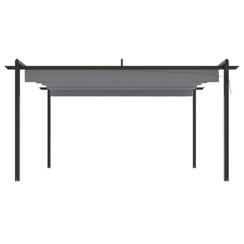 Vopese Gartenpavillon Anthrazit mit ausziehbarem Dach - UV- und wasserbeständig, 4 x 3 x 2,2 m - Schatten und Privatsphäre im Freien Model318538 Vopese Gartenpavillon Anthrazit mit ausziehbarem Dach - UV- und wasserbeständig, 4 x 3 x 2,2 m - Schatten und Privatsphäre im Freien Model318538 von Vopese