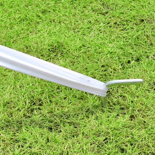 Vopese Gartenpavillon Sonnenschutz 10m Weiß, 4m Höhe, für Partys & Grillen - UV-beständiges Oxford-Gewebe Model40705 von Vopese