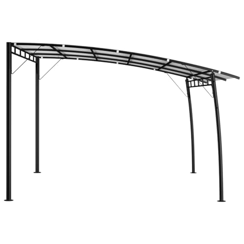 Vopese Gartenschirm Pergola Creme 4x3x2.55m - Stahl, Polyester, für Gartenparty Model47976 von Vopese