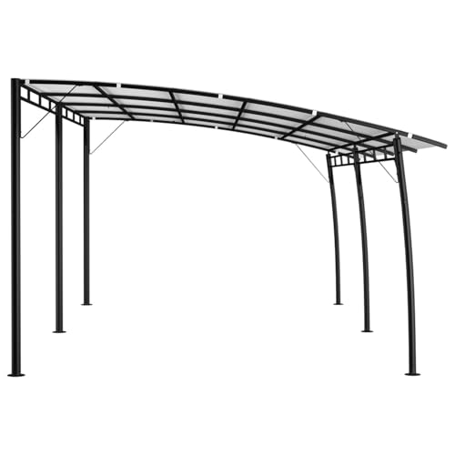 Vopese Gartenschirm Pergola Creme 6x3x2.55m - Stahl, Polyester, für Gartenpartys Model47977 von Vopese