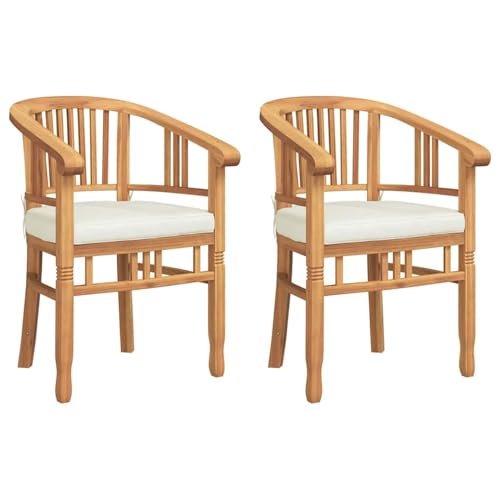 Vopese Gartenstühle 2 pcs Braun 63 x 58 x 89 cm Teak-Massivholz Gartenstuhl Model42008384 Vopese Gartenstühle 2 pcs Braun 63 x 58 x 89 cm Teak-Massivholz Gartenstuhl Model42008384 von Vopese