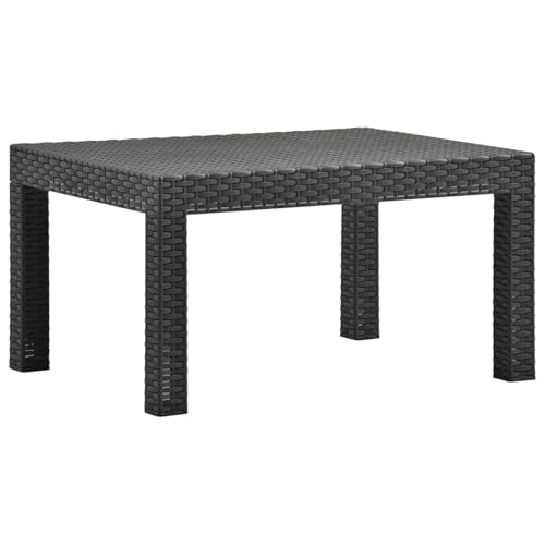 Vopese Gartentisch Anthrazit 58x58x41 cm PP Rattan Terrasse und Balkon Model315640 Vopese Gartentisch Anthrazit 58x58x41 cm PP Rattan Terrasse und Balkon Model315640 von Vopese