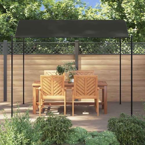 Vopese Gartenzelt 3x2,4m Anthrazit/Schwarz - Stahl & 100% Polyester - für Familienfeiern & Camping Model47948 von Vopese