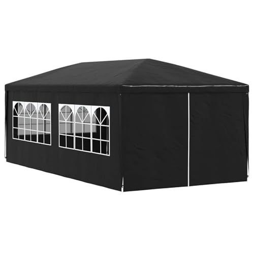 Vopese Gartenzelt Partyzelt Anthrazit UV- und wasserbeständig 6x3x2,55m für Gartenfeste - Stahlrahmen Model45102 von Vopese