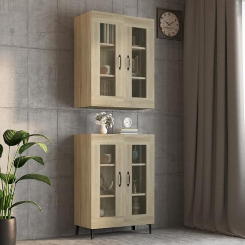 Vopese Hängeschrank Sonoma-Eiche 69,5x34x90 cm Wandschrank Model812288 von Vopese