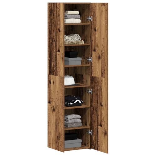 Vopese Highboard Altholz 40x42.5x185 cm Holzwerkstoff küchenschränke einzeln Model3365579 von Vopese