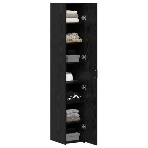 Vopese Highboard Schwarz Eiche 30x42.5x185 cm Spanplatte küchenschränke einzeln Model3365578 Vopese Highboard Schwarz Eiche 30x42.5x185 cm Spanplatte küchenschränke einzeln Model3365578 von Vopese