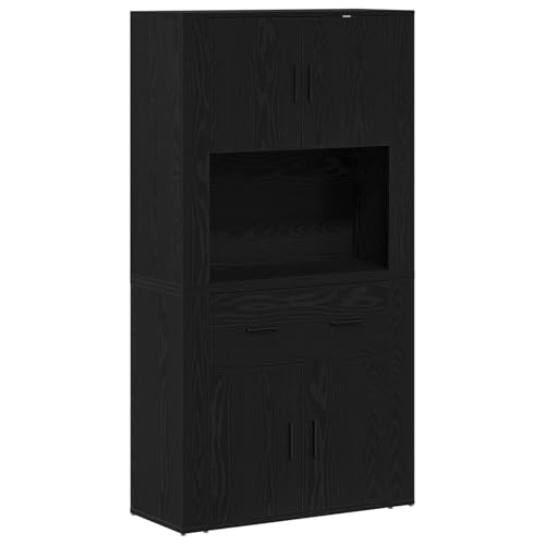 Vopese Highboard Schwarze Eiche 80x33x150 cm Holzwerkstoff küchenschränke einzeln Model3334342 Vopese Highboard Schwarze Eiche 80x33x150 cm Holzwerkstoff küchenschränke einzeln Model3334342 von Vopese