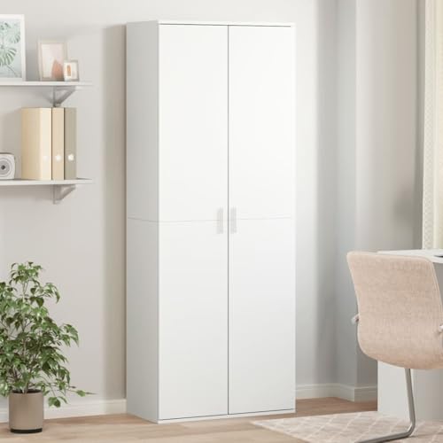 Vopese Highboard Weiß 70x35x180 cm Holzwerkstoff Anrichte Model3276658 von Vopese