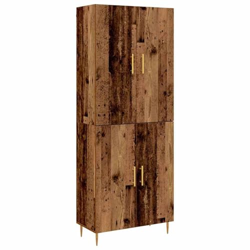 Vopese Hochboard Altholz 69,5 x 34 x 180 cm Holzwerkstoff Highboard Model3394578 von Vopese