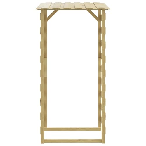 Vopese Holz-Gartenpergola 100x90x200 cm, dekorativ und korrosionsbeständig, für Eingang oder Durchgang - Imprägniertes Kiefernholz und Tannenholz Model318380 von Vopese