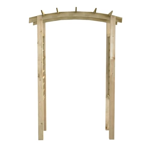 Vopese Holz-Rosenbogen Garten Torbogen Dekoration Verrottungsbeständig 150x60x210 cm Model41662 von Vopese