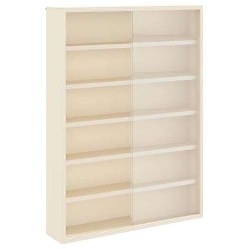 Vopese Holz-Sammelvitrine mit Regal Braun 40 x 8,5 x 54 cm Sperrholz Vitrinen Model42015624 von Vopese