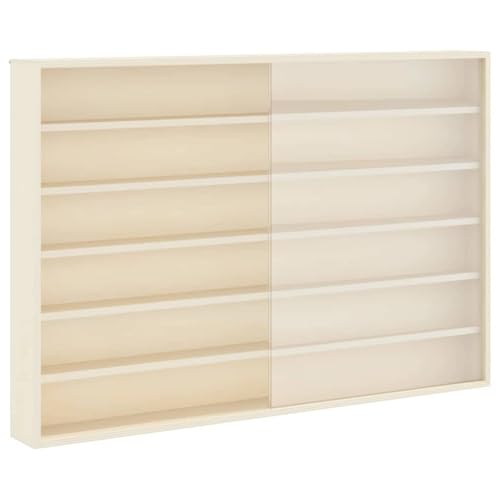 Vopese Holz-Sammelvitrine mit Regal Braun 80 x 8,5 x 54 cm Sperrholz Vitrinen Model42015628 von Vopese